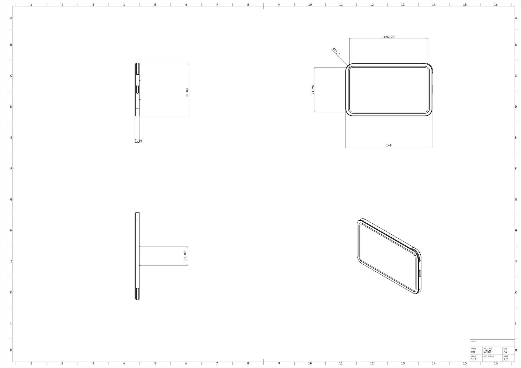 Technical drawing — device