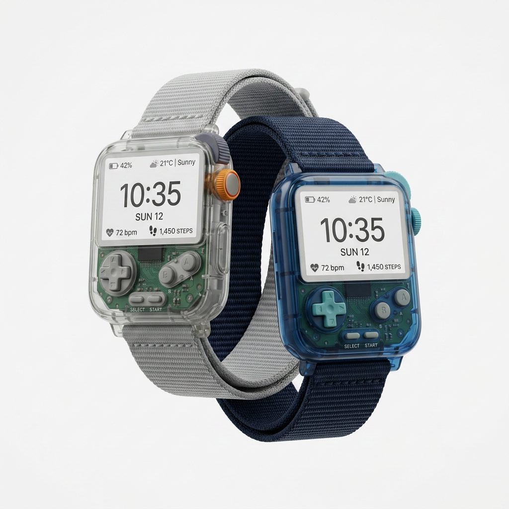 PlayWatch — transparent smartwatch